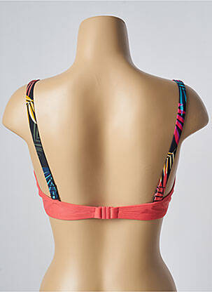 Sutien de costum de baie elasticitate sutien cupe întregi cu decolteu înalt portocalie BESTFORM femeie
