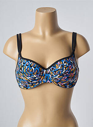 Sutien de costum de baie top sutien modelat top sutien modelat albastru BELCOR femeie