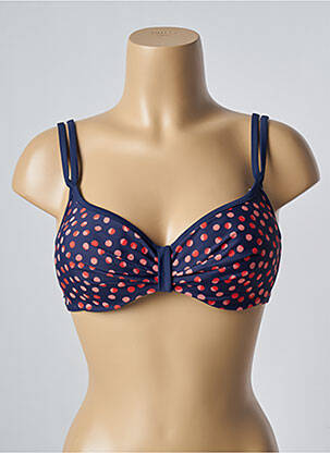 Sutien de costum de baie top sutien modelat top sutien modelat albastru BESTFORM femeie