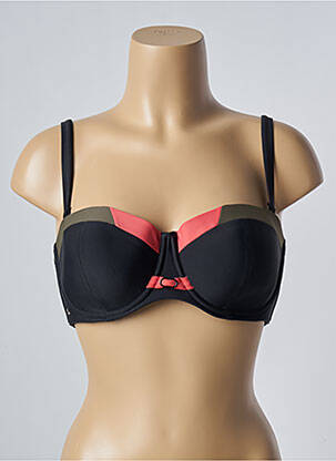 Sutien de costum de baie top sutien modelat top sutien modelat negru BESTFORM femeie