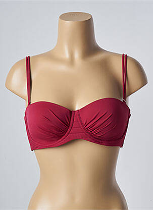 Sutien de costum de baie top sutien modelat top sutien modelat roșu BELCOR femeie