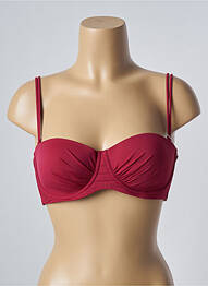 Sutien de costum de baie top sutien modelat top sutien modelat roșu BELCOR femme