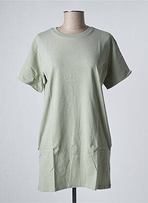 Rochie scurtă mâneci scurte mâneci scurte verde MISS SELFRIDGE femeie
