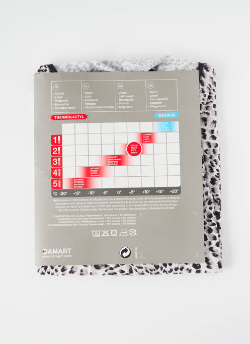 Tricou negru DAMART femeie