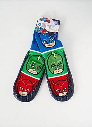 Papuci/pantofi de casă vârf rotund vârf rotund albastru PJ MASKS băiat