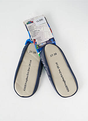 Papuci/pantofi de casă vârf rotund vârf rotund albastru PJ MASKS băiat