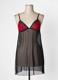 Nuisetă/combinetă broderie negru VALEGE femme