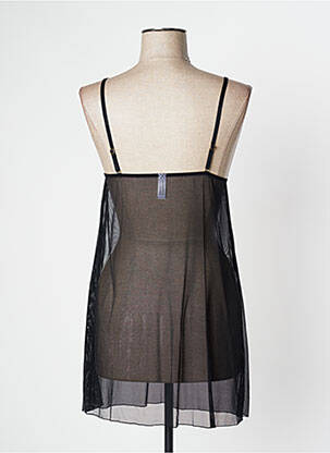 Nuisetă/combinetă broderie negru VALEGE femeie