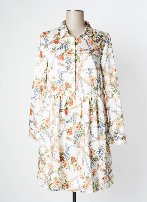 Rochie scurtă bej CAMAIEU femeie