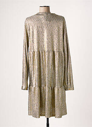 Rochie midi mâneci lungi mâneci lungi galben IN APRIL 1986 femeie