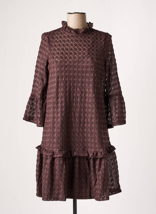 Rochie scurtă maro VERO MODA femeie