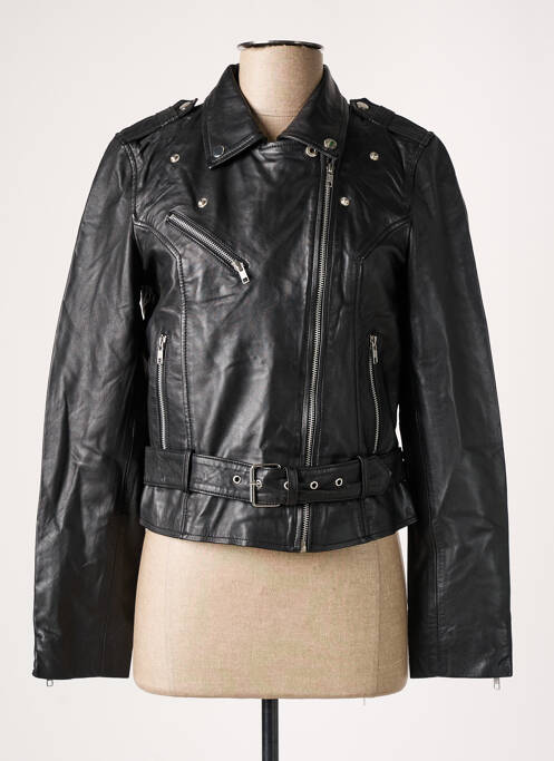 Geci din piele ecologică negru GOA femeie