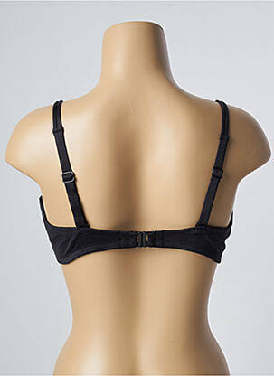 Sutien de costum de baie elasticitate sutien balconet cu decolteu înalt negru BELCOR femeie