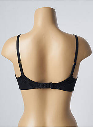 Sutien efect material satinat top sutien modelat negru FEMILET femeie