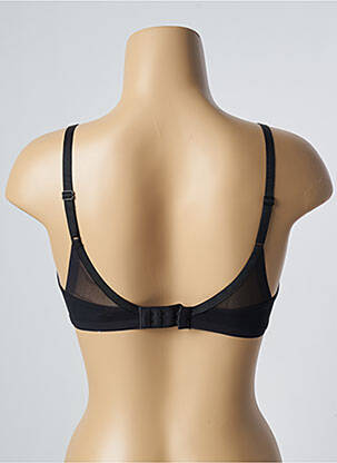 Sutien efect material satinat top sutien modelat negru FEMILET femeie