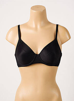 Sutien broderie sutien cupe întregi cu decolteu înalt negru FEMILET femeie