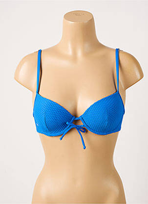 Sutien de costum de baie elasticitate top sutien modelat albastru VARIANCE femeie
