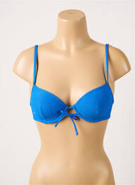 Sutien de costum de baie elasticitate top sutien modelat albastru VARIANCE femme