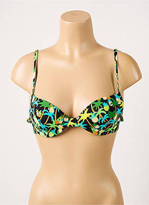 Sutien de costum de baie elasticitate top sutien modelat verde VARIANCE femeie