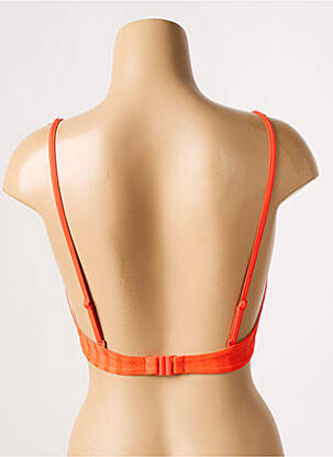 Sutien de costum de baie elasticitate sutien balconet cu decolteu înalt portocalie CHERRY BEACH femeie