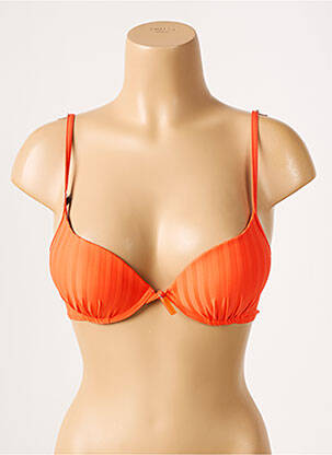 Sutien de costum de baie elasticitate top sutien push-up portocalie CHERRY BEACH femeie