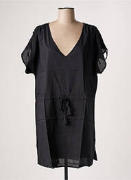 Rochie scurtă mâneci scurte mâneci scurte negru SIMONE PERELE femme
