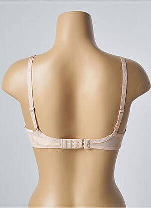 Sutien efect material satinat sutien cupe întregi cu decolteu înalt roz CHANTELLE femeie