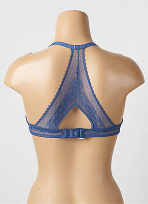 Sutien efect material satinat top sutien modelat albastru PASSIONATA femeie