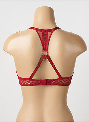 Sutien efect material satinat top sutien modelat roșu PASSIONATA femeie
