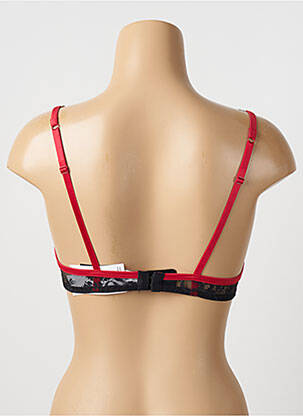 Sutien efect material satinat top sutien push-up roșu PASSIONATA femeie