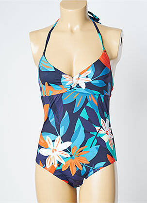 Costum de baie dintr-o singură piesă albastru SIMONE PERELE femeie