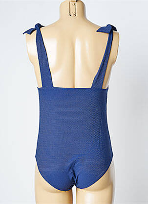 Costum de baie dintr-o singură piesă elasticitate top triunghiuri albastru SIMONE PERELE femeie