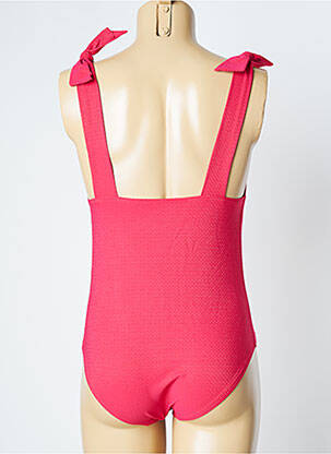 Costum de baie dintr-o singură piesă elasticitate top triunghiuri roz SIMONE PERELE femeie