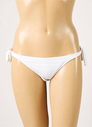 Chiloți de baie alb ANTIGEL femeie