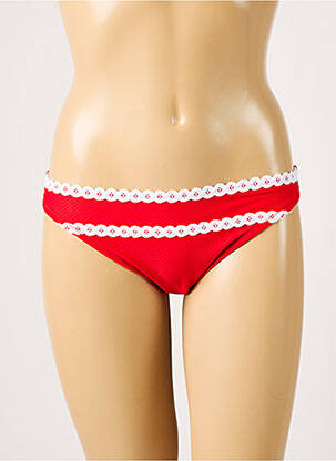 Chiloți de baie roșu ANTIGEL femeie