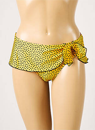 Chiloți de baie galben ANTIGEL femeie