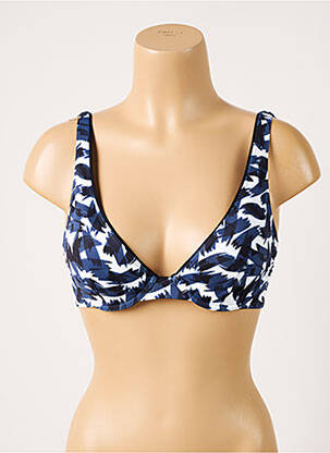 Sutien de costum de baie elasticitate top sutien modelat albastru SIMONE PERELE femeie