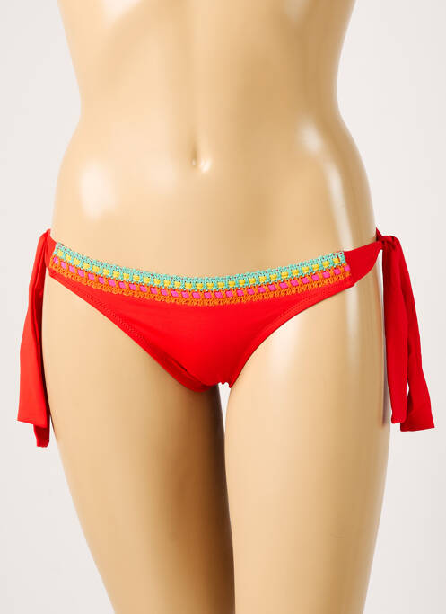 Chiloți de baie roșu ANTIGEL femeie