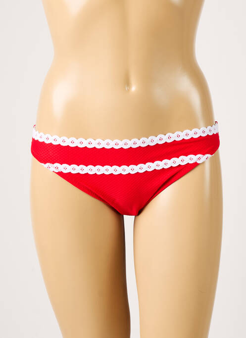 Chiloți de baie roșu ANTIGEL femeie