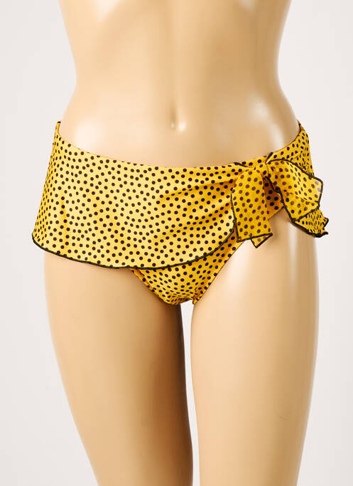 Chiloți de baie galben ANTIGEL femeie