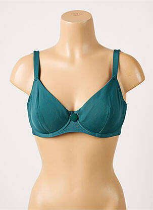 Sutien de costum de baie elasticitate sutien cupe întregi cu decolteu înalt verde SIMONE PERELE femeie