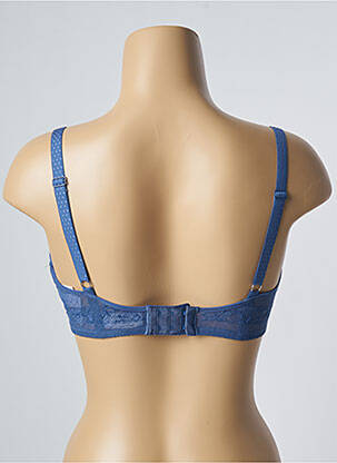 Sutien efect material satinat top sutien modelat albastru PASSIONATA femeie