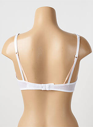 Sutien efect material satinat top sutien modelat alb PASSIONATA femeie