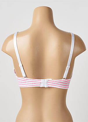 Sutien broderie top triunghiuri alb PASSIONATA femeie