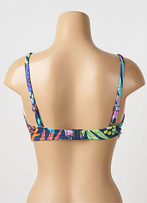 Sutien de costum de baie elasticitate top sutien modelat albastru CHERRY BEACH femeie