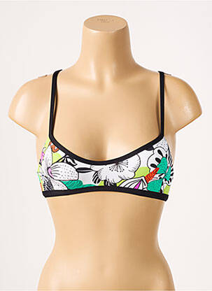 Sutien de costum de baie elasticitate alb CHERRY BEACH femeie