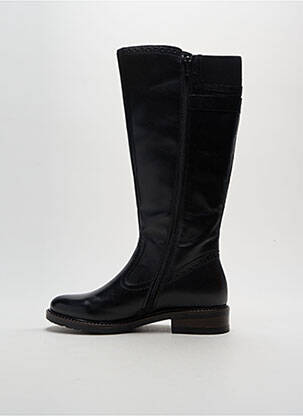 Cizme țesătură satinată toc plat până la 3 cm negru HUSH PUPPIES femeie
