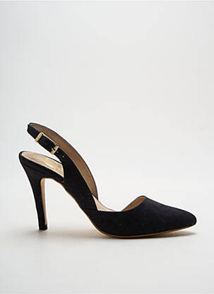 Pantofi cu toc negru CASSIS COTE D'AZUR femeie