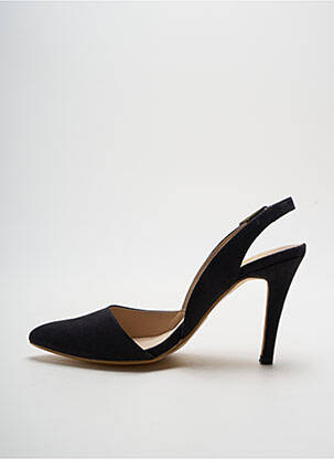 Pantofi cu toc închidere cu buclă(e) toc de 7 la 9 cm negru CASSIS COTE D'AZUR femeie