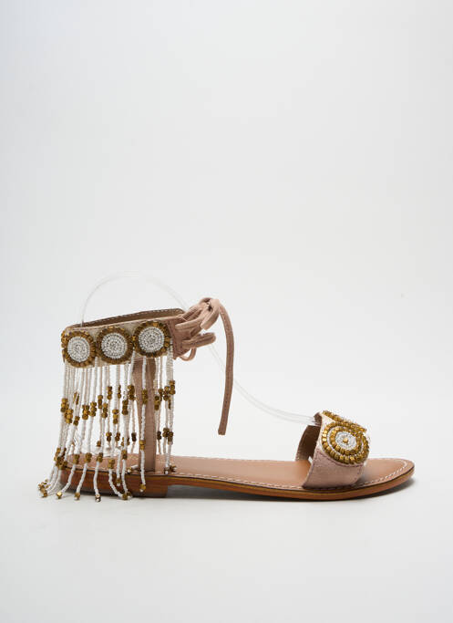 Sandale/Pantofi decupați bej L'ATELIER TROPÉZIEN femeie